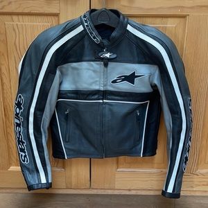 COPY - Alpinestars Leather Jacket USA 2 EUR 38 EUC!